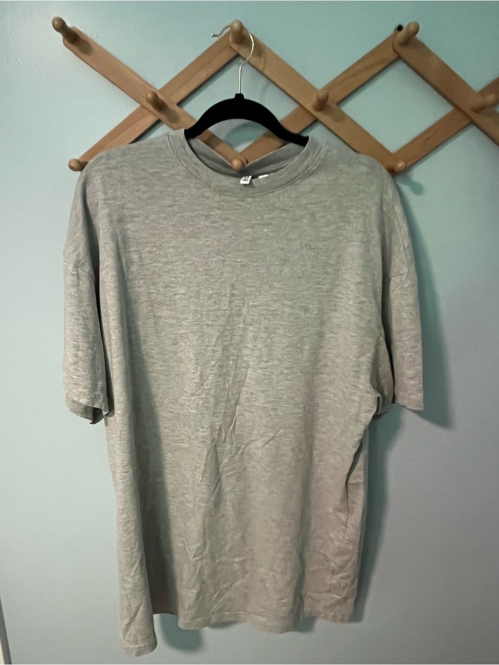 H&M Women’s Gray Boxy T-Shirt Dress
